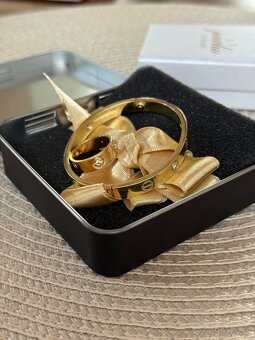 Náramok v štýle “Cartier” s briliantmi - 2