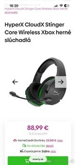 Nepoužité HyperX CloudX herne wireless slúchadla - 2
