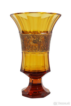 váza Moser s oroplastikou - 2