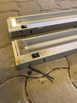 Kuchynské al. iné stieborné lampy 91,5x8,5 cm - 2