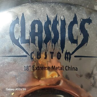 China meinl classics custom 18" - 2