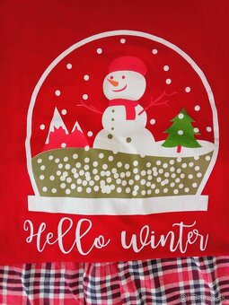 Nové dámske vianočné pyžamo, XL - 2