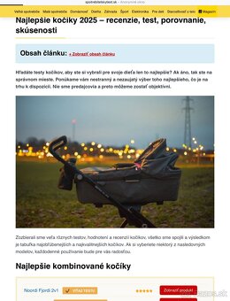 Noordi Fjordi SP 3v1 s extra výbavou - 2