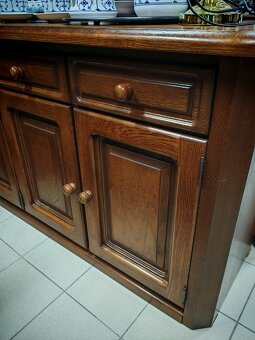 Komoda rustikálna s policovou nadstavbou - 2