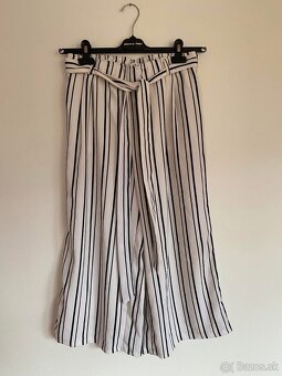 Cullote pásikavé vzdušné nohavice - 2