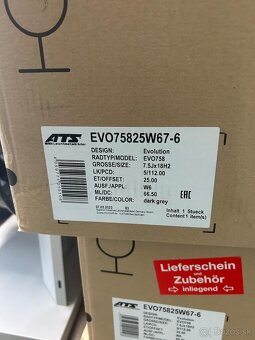 Ats Evolution 7,5X r18 5X112 ET25 Dark Grey 66,6 - 2