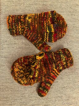 Pletené rukavice - 2