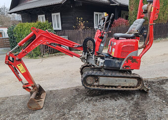 micro bagr yanmar SV08, rok 2016 - 2