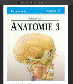 Radomír Číhak - Anatomie 1; 3 v PDF - 2