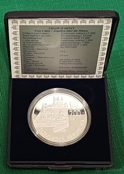 Strieborná pamätná minca 200Sk,2005,Korunovácia Leopold I. p - 2