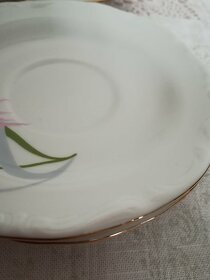 Porcelánové šálky s podšálkami sada 10 ks - 2