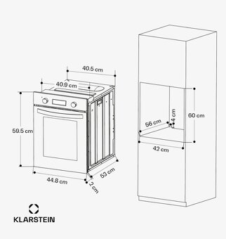 Predám elekt.rúru - šírka 45 cm - nová - 2