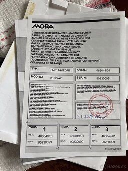 Kombinovaný sporák MORA - 2