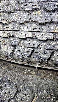 Predám 4ks 255/70 r15 C Bridgestone M+S - 2