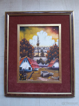 Insitný obraz Dedina - 2