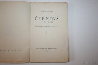 Karol Sidor: ČERNOVÁ (1907 – 1937) - 2