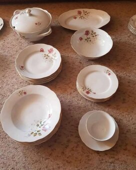 Retro porcelanova jedalenska suprava Bohemia - 2