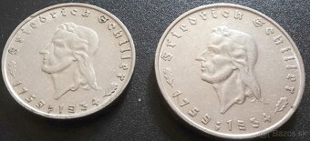 2 a 5 mark 1934 Schiller - 2