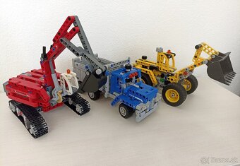 LEGO Technic - Stavebné stroje - 42023, 42032, 8045 - 2