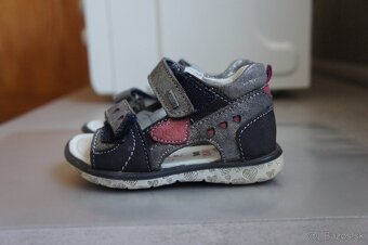 Sandále Lasocki - sivo-strieborné v.21 - 2