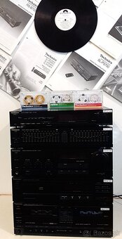 BLACK MIDI system = stylova zostava 5x TECHNICS, JAPAN, M01 - 2