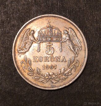5 Koruna 1907 K.B František Jozef I. - 2