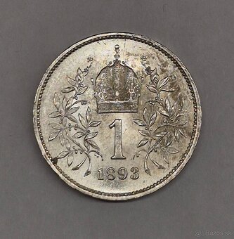 1 Koruna 1893 b.z František Jozef I. - 2