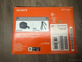 SONY HDR CX 405 - NOVA NEPOUZITA - 2