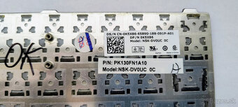 Klávesnica Dell NSK-DV0UC  CZ - 2