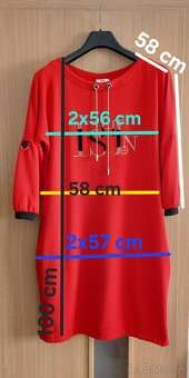 Červené šaty Midori č. 44 - 2