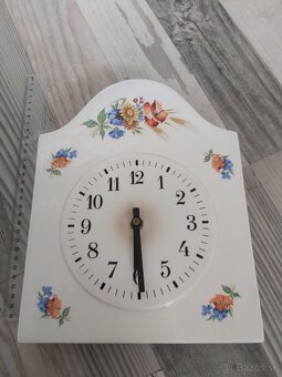 Porcelánové nástenné hodiny - 2