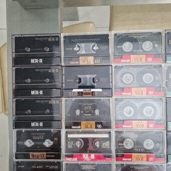 SONY,TDK, THATS,MAXELL,BASF, SKC...metal,chróm kazety... - 2