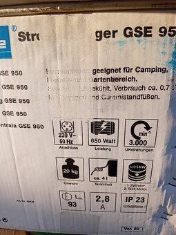 Elektrocentrála, generátor GSE 950 s (synchron) - 2