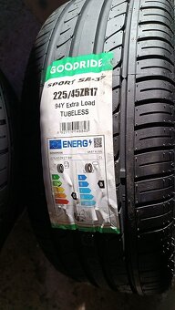225/45 R17 kolesá (letné pneumatiky + disky) 5x112 mm - 2