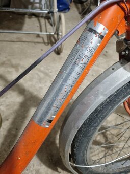 Starý bicykel skladačka - 2