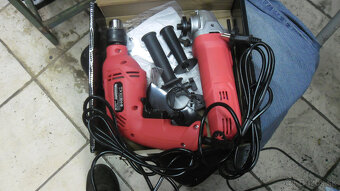 príklepová vrtačka + flexka-uhlová brúska - 2