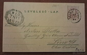 stará pohľadnica Banská Štiavnica 1897 - 2