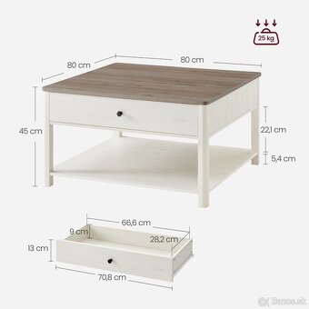 VASAGLE konferenčný stolík, nový - 2