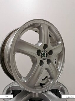 Original Skoda Octavia alu disky 5x100 R15 6x15 ET38 1222 - 2