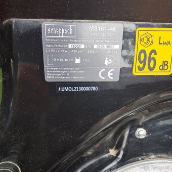 Predám motorovú kosačku scheppach ms161-46 - 2