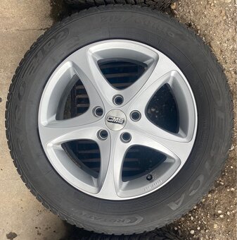 5x112 R16 6,5J ET45 CMS C12 + 215/60 R16 zimné - 2