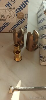Predám umývadlovú a vaňové bronzové batérie Hansa a Grohe - 2