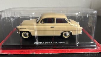 Modely osobné automobily Škoda, Tatra 1/24 - 2