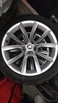 Hlinikové disky Škoda 5x112r18,pneu 235/45r18 - 2