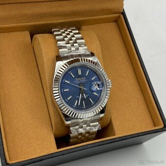 Seiko Mod Datejust Blue - 2