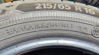 215/65 r16C Continental dodavkové letné pneumatiky - sada - 2