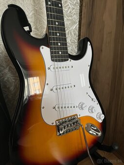 SET: Krásná elektrická gitara ABX10 + kombo - 2