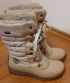 Damske kožené zimné čižmy Timberland veľ.40 - 2