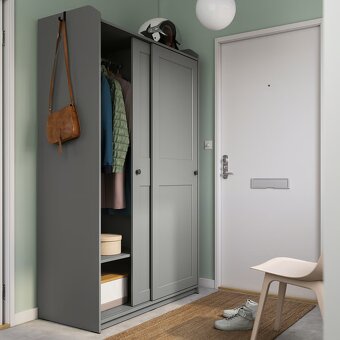 Šatníková skriňa IKEA HAUGA 118x55x199 cm - 2