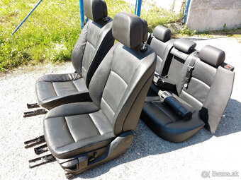Sedadla BMW F11 520 525 530 vyhrievane elektricke kožene - 2